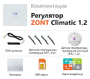 ZONT Climatic 1.2 Погодозависимый автоматический GSM / Wi-Fi регулятор (1 ГВС + 2 прямых/смесительных) с доставкой в Камышин